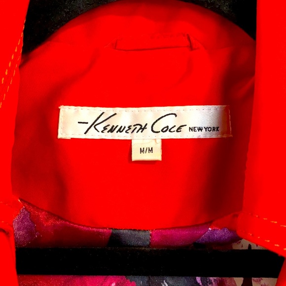 Kenneth Cole New York Coral Trench Coat - Picture 4 of 5